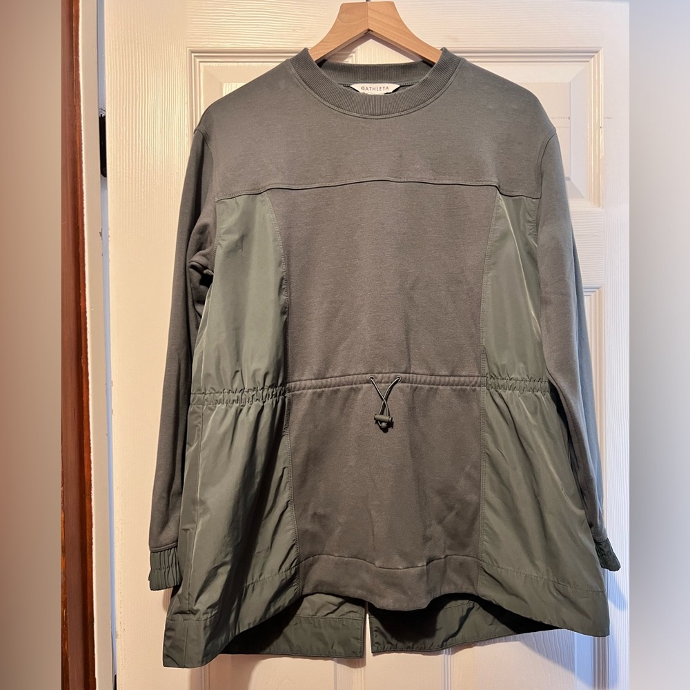 Army Green Athleta Sweatshirt